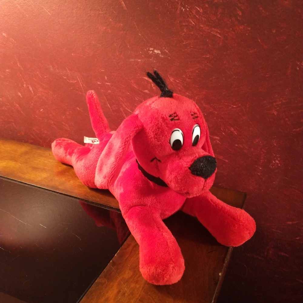 2015 CLIFFORD THE BIG RED DOG 8" Plush Pellets Scholastic Collectible